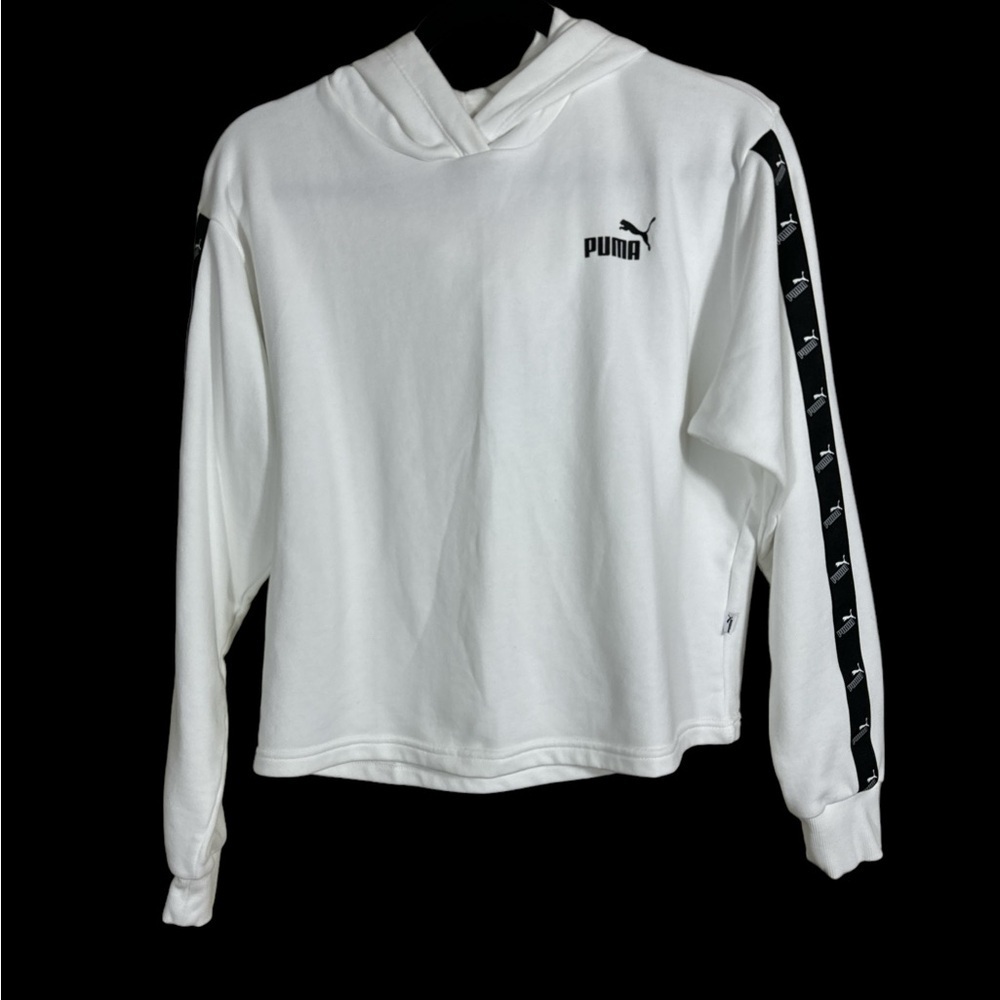 Puma White Hoodie Women's Size Small Spring Summer